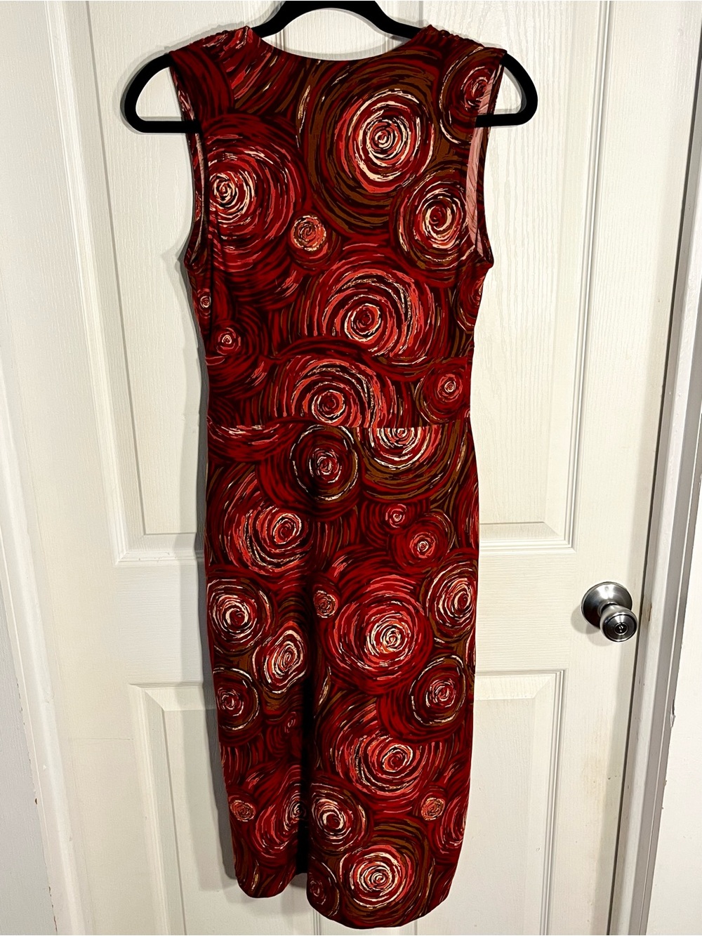 BEBE Women's Sleeveless Midi Bodycon Midi Dress Y2K Vintage Red, Medium - Picture 9 of 14